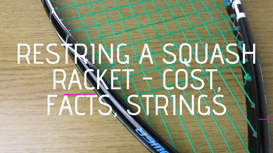 how much does it cost to restring a squash racket